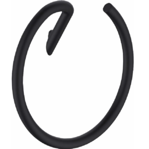 Wall-mounted towel rack - round