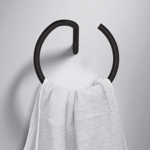 Wall-mounted towel rack - round - Image 2